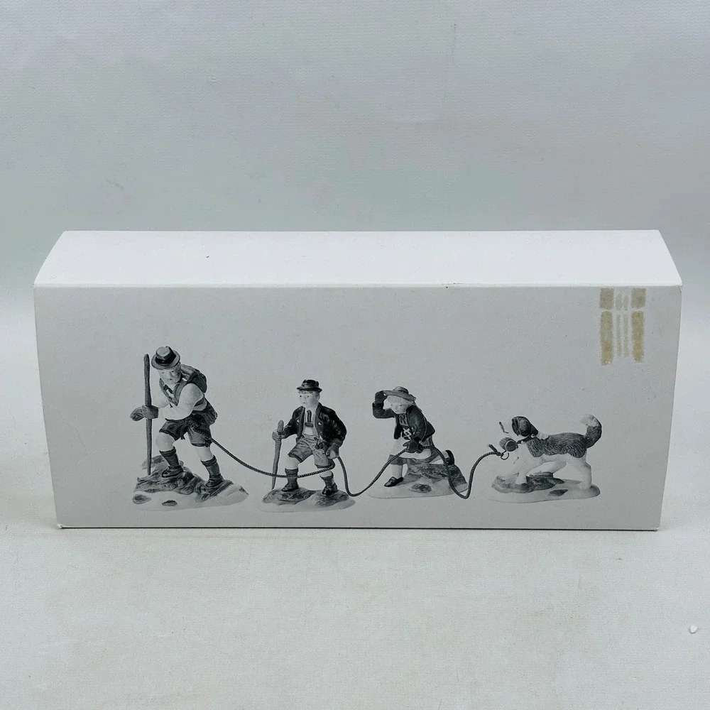 Department 56 Climb Every Mountain Set‎ of 4 Figurines Alpine Village 5613-8